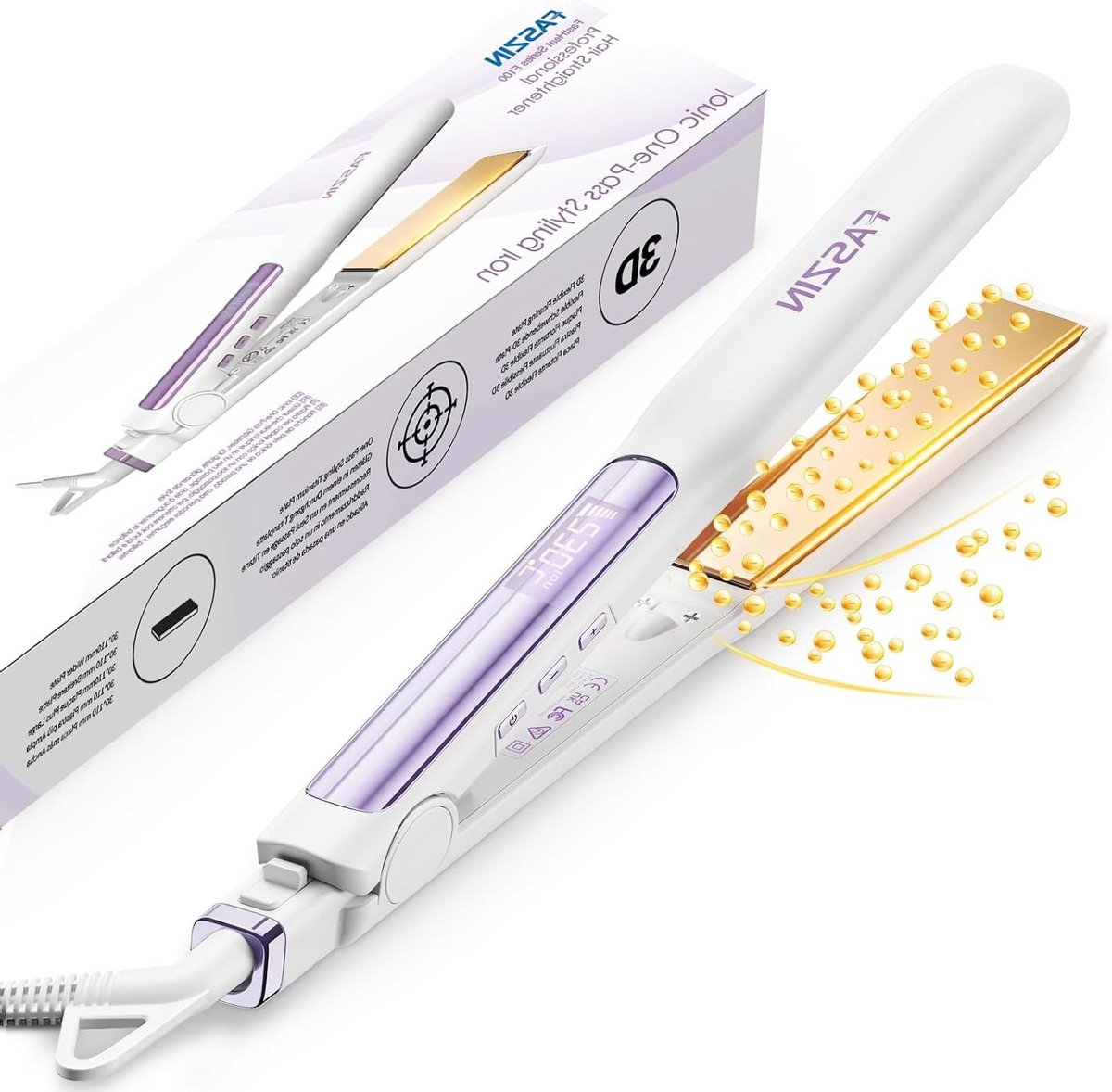 Haarstyling Tool - Stijltang Krultang - Haar Glad Maken - Snelle Opwarming - 130-230 C - Zwart