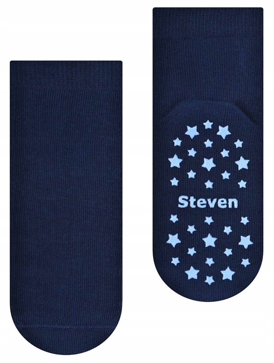 Antislip Sokken ABS - Navy Blauw met Sterren - Maat 23-25