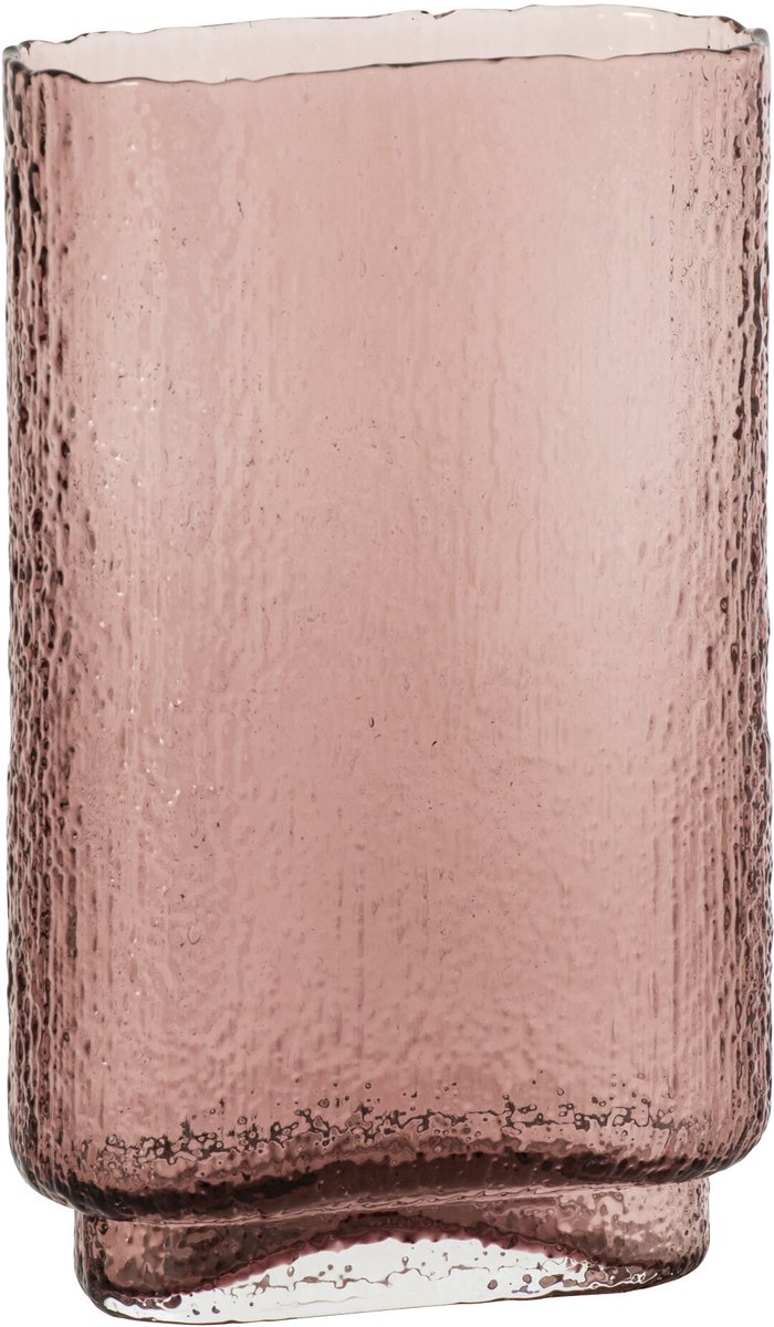 J-Line Vaas - glas - bordeaux - large