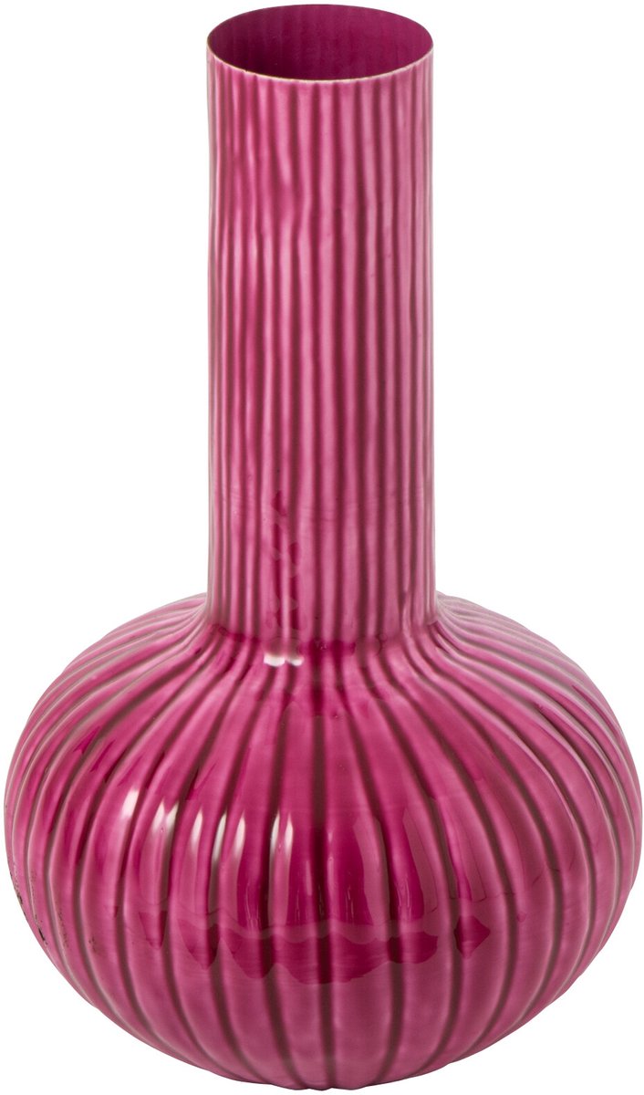 J-Line Vaas - ijzer - fuchsia - small