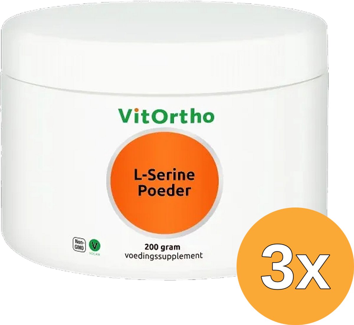 3x Vitortho L-Serine (200 gr)