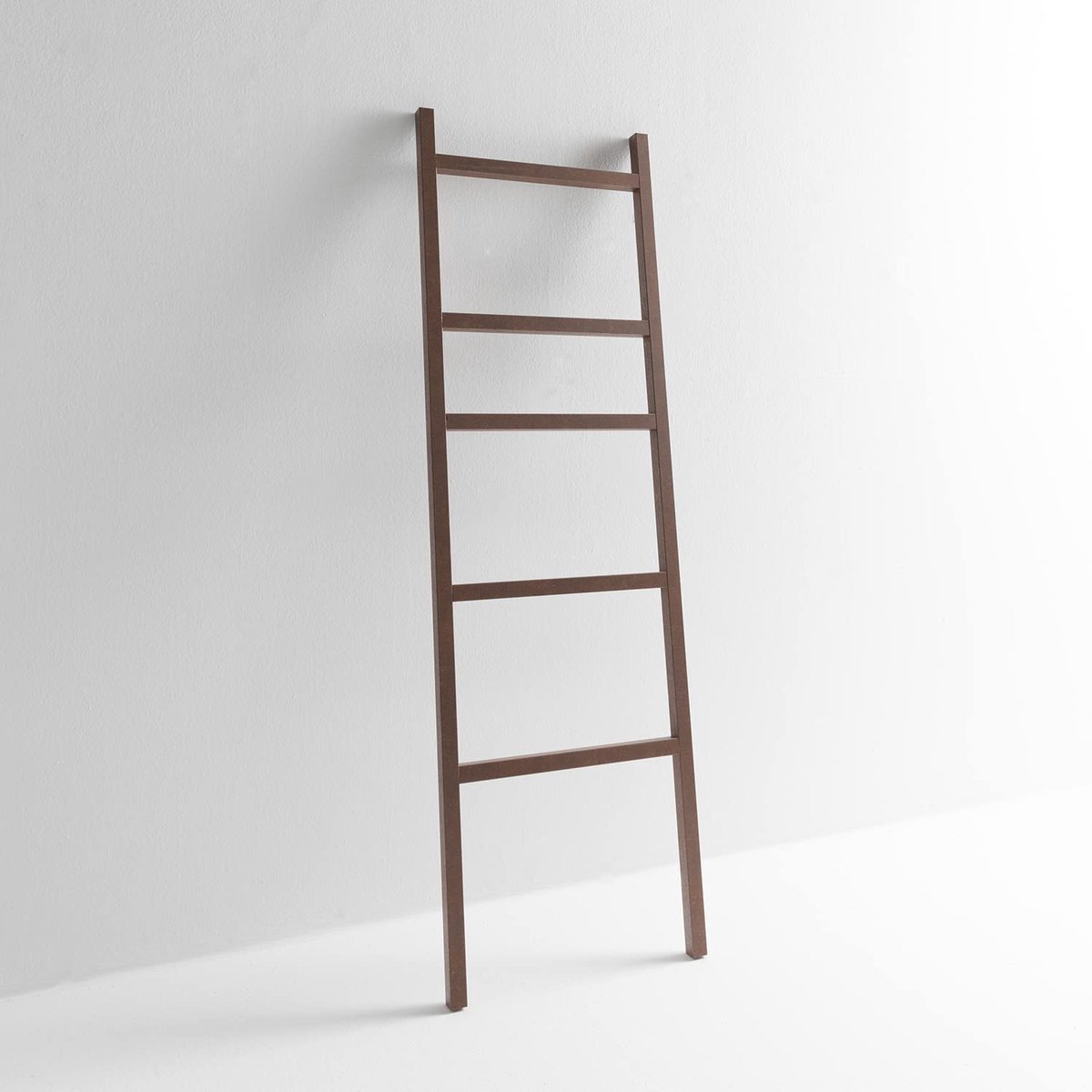 Decoratieve ladder URBAN 160x50 corten garderodredder handdoekhouder Made in Italy