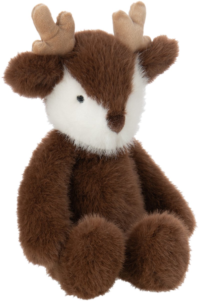 J-Line knuffel Rendier - polyester - bruin - small