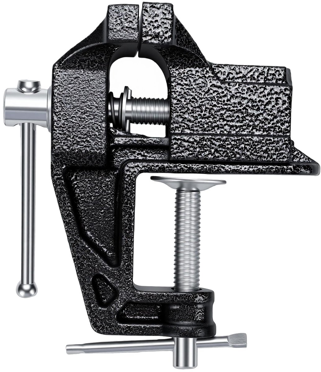 Bankschroef 5,12 X 5,12 X 1,97 in Roterend Slotmechanisme voor Club Regripping Sieraden Maken Modelbouw Boren en Snijden