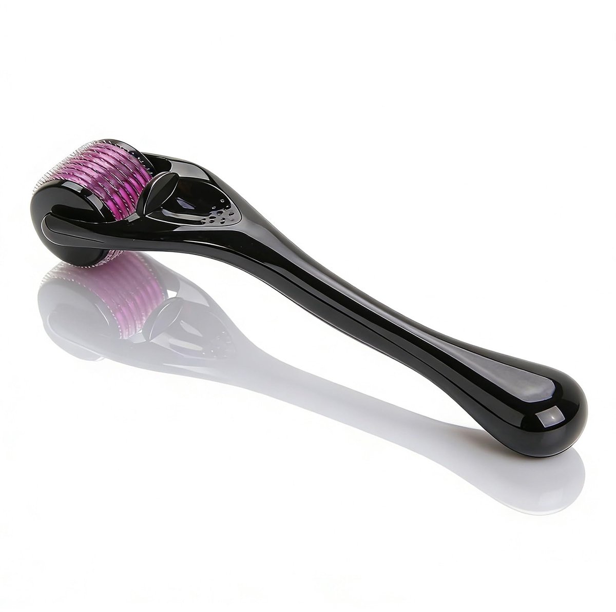 Derma Roller 0,5 mm met 540 Titanium Naalden, Derma roller voor Haar en Baard, Microneedling voor Gezicht, Baardroller en Haarroller, Voor Huidregeneratie en Gezichtsverzorging