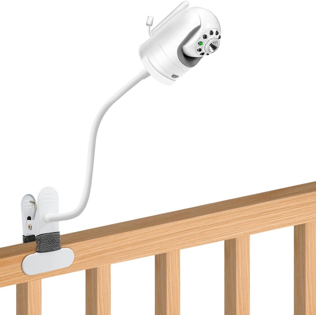 Flexibele babyfoon houder - Camera standaard - Perfect zicht - Verstelbaar ontwerp - 10.7 cm - Zwart