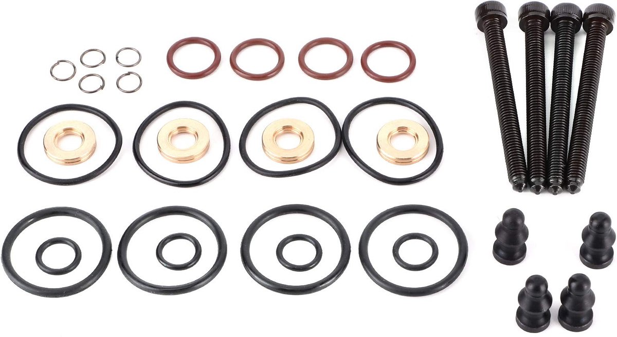 Seal Reparatie 038198051C, 4 Sets Brandstof Injector Seal Reparatieset Afdichting Klem Bout 1417010997 Fit voor / / / 1417010997