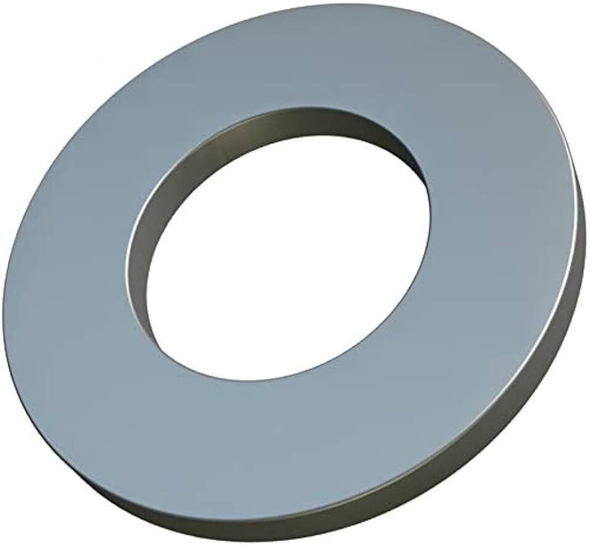 Platte Cent Wasmachine Roestvrij Staal A2 (Pack of 5) Platte Brede Ronde Metalen Roestvrij Stalen Ringen voor Schroeven - Gecertificeerde Standart ISO 7089 DIN 125 M12 (13mm x 24mm)