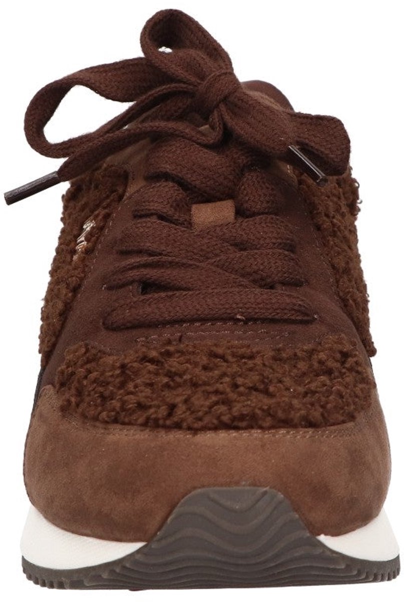 La Strada Sneaker Bruin Met Bont - Damesschoenen - Maat - 41