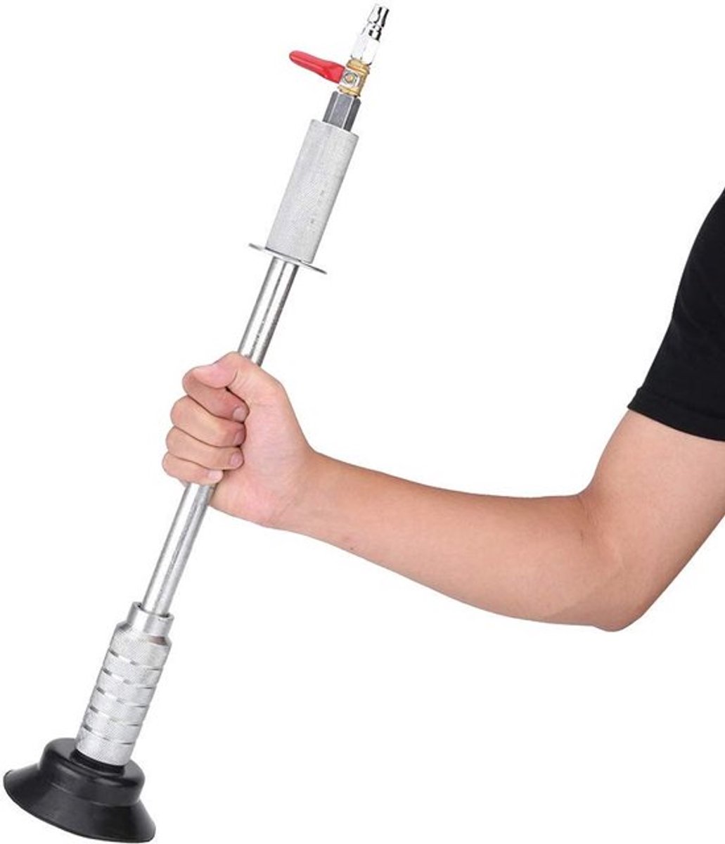 Uitdeukgereedschapset Zware Trekhamer - Pneumatische Deuktrekker - Auto Body Zuignap - Glijhamer - Schuifhamer - Duurzaam Staal