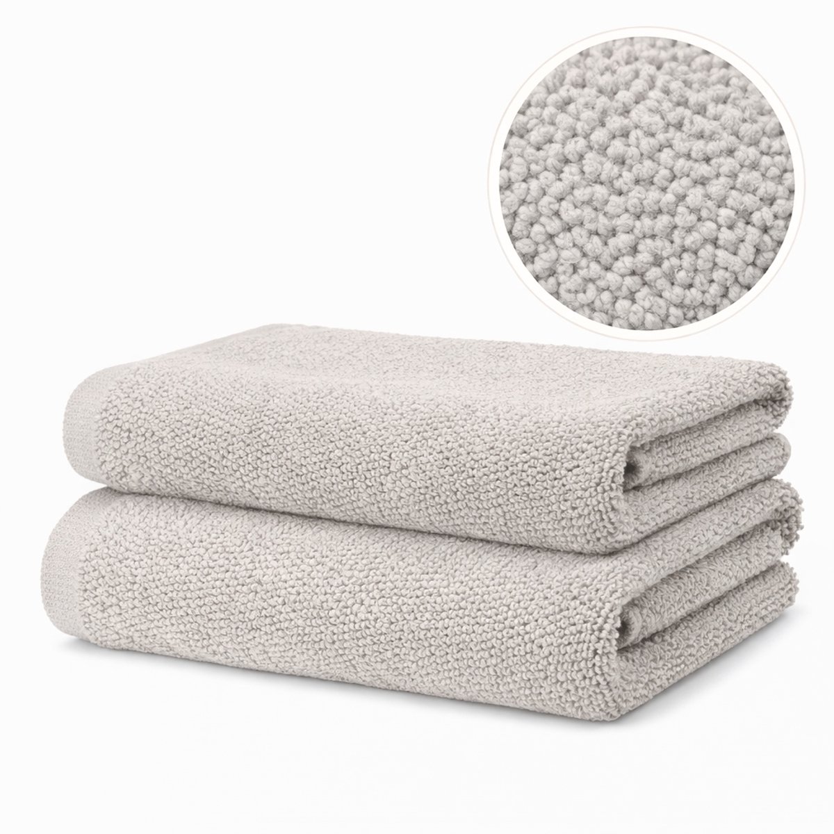 Luxe Badhanddoek Popcorn Katoen 70x140 cm - 600 g/m² - Extra Dik & Zacht