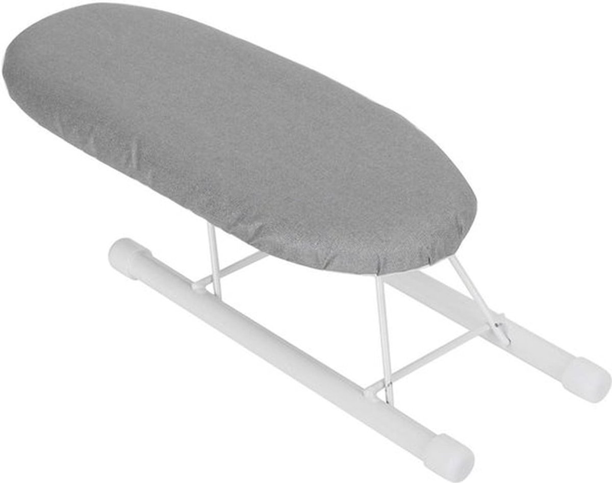Mini-strijkplank - Ruimtebesparend - Brandwerende zilveren doek - Katoenen bekleding - Voor delicate details - Geschikt voor thuisgebruik