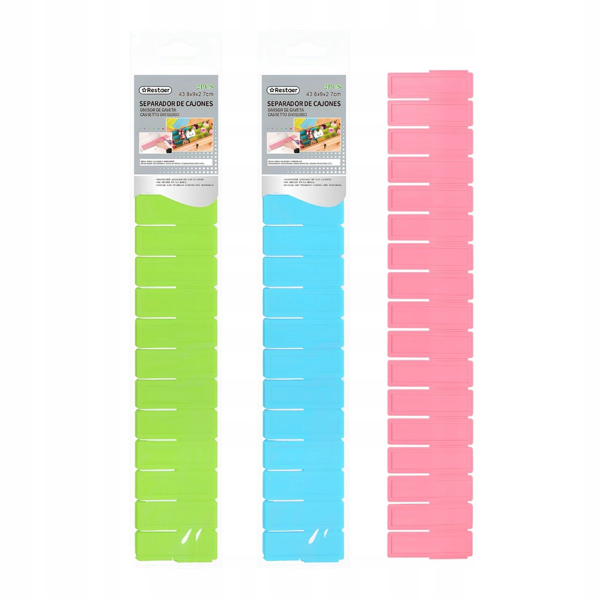 Kleurrijke Ladeverdelers - Organizer voor Kleding en Kleine Spullen