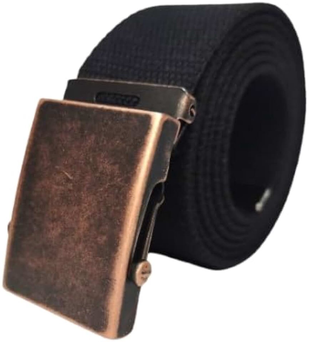 Riem met verschuifbare gesp in militaire stijl