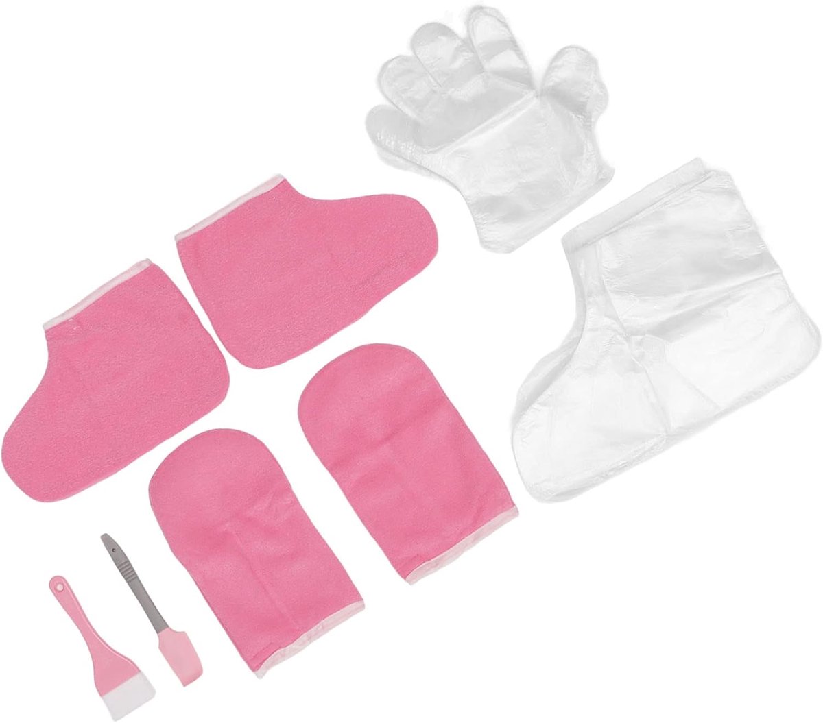 Handschoenen met Paraffine voor Warmtebehandeling – Flanellen Thermische Handschoenen & Sokken Set voor Hand- en Voetverzorging, SPA-Therapie en Therabath-toepassingen, 100% veil