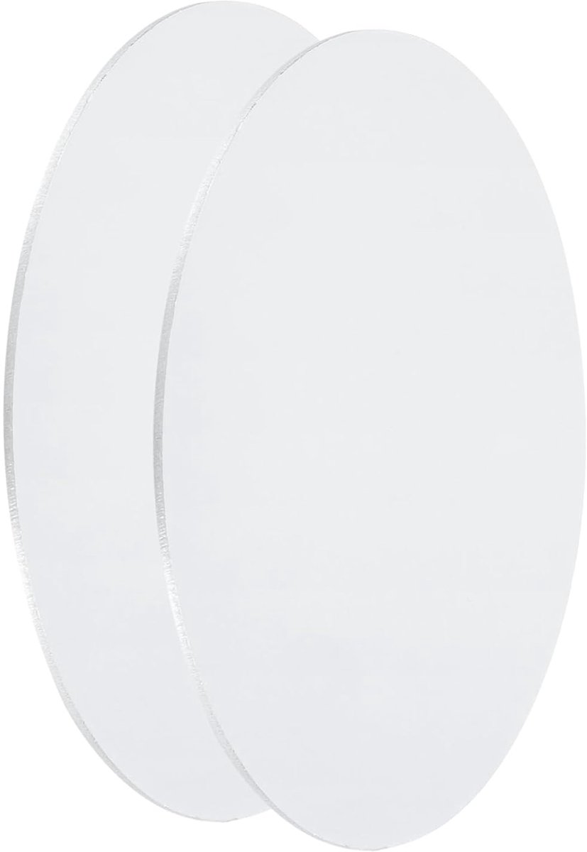 2 stuks aluminium schijven 150 mm (6 inch) diameter 2 mm (0,08 inch) dikte ronde aluminium platen 1060 aluminium cirkels voor metaal stansen