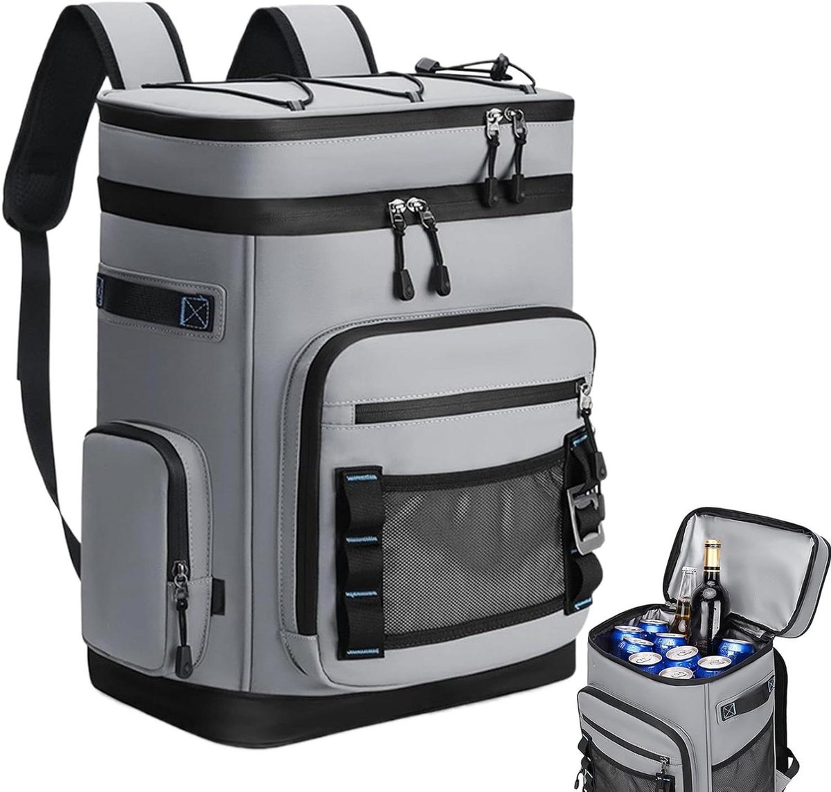 Koelrugzak - Geïsoleerde tas - Picknick en werk - Waterdichte condenscontrole - 30 liter - Uniek
