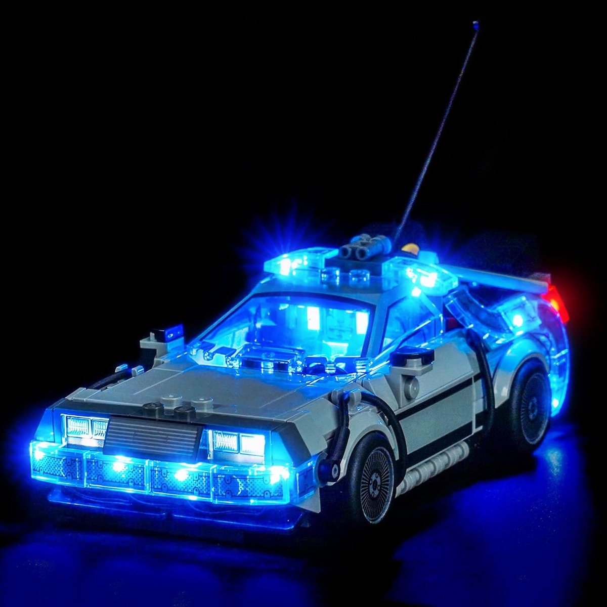 Compatibel met Lego Time Machine 77256 van Back to The Future (geen model), decoratieve verlichtingsset compatibel met Lego Time Machine van Back to The Future model