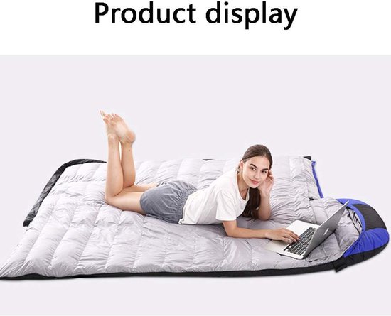 Donsslaapzak Sarcofaag - Extreme koude - Kamperen en wandelen - Ultralicht compact - 210 x 80 cm - Rood — afbeelding 5