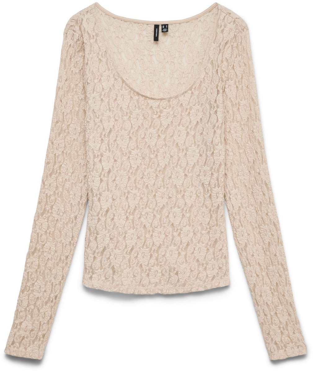 VMFLORA LS 2-WAY LACE TOP JRS NOOS