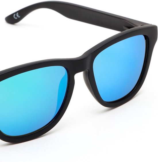 Kinder Zonnebril - Unisex Bril - Buitenactiviteiten - 100% UV Bescherming - 124mm Breed - Zwart van Kinder — afbeelding 3