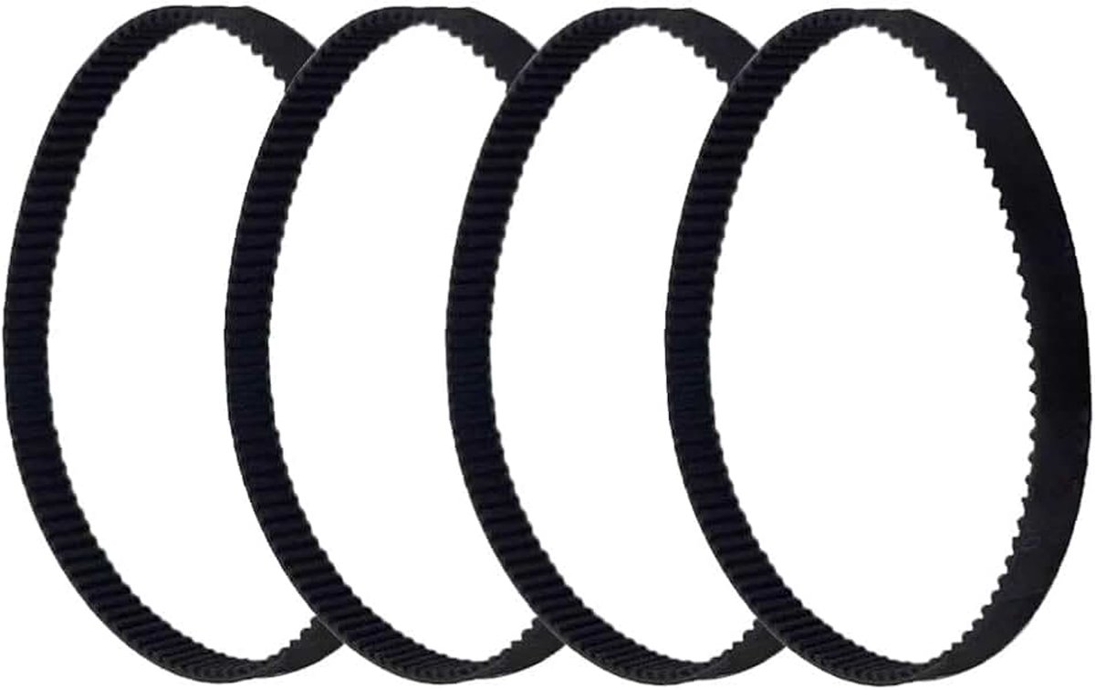 Tandriemen met gesloten regelkring, rubber, 2GT, 6 mm, onderdelen voor 3D-printers, 760 mm, synchrone riemen, deel – (4 stuks)