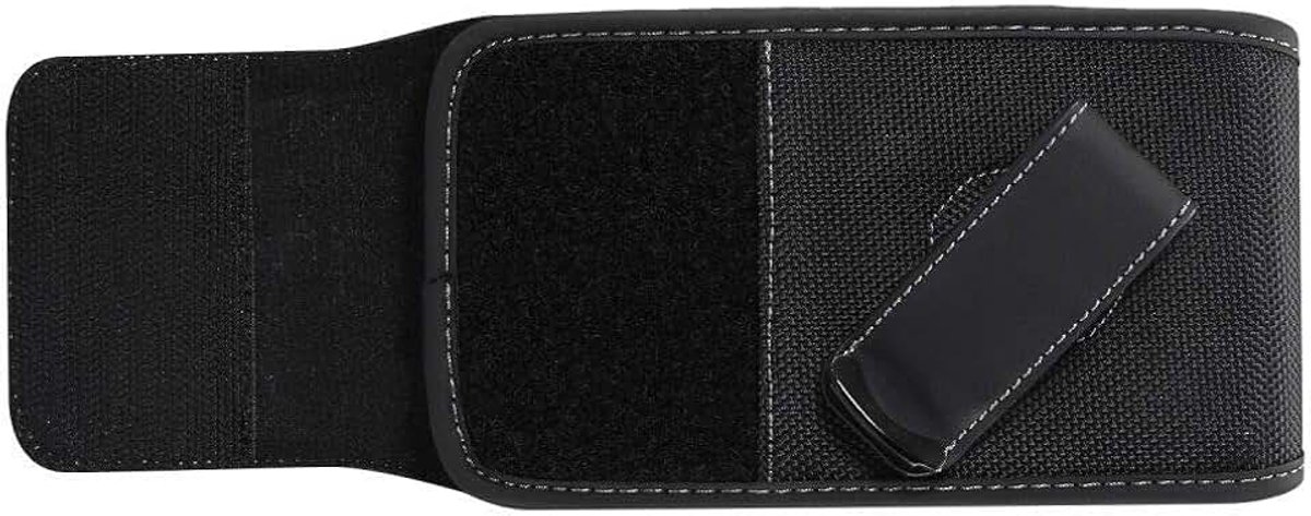 Case Cover Nylon met Draaibare Riem Clip voor Lenovo Z6 (2019) - Zwart