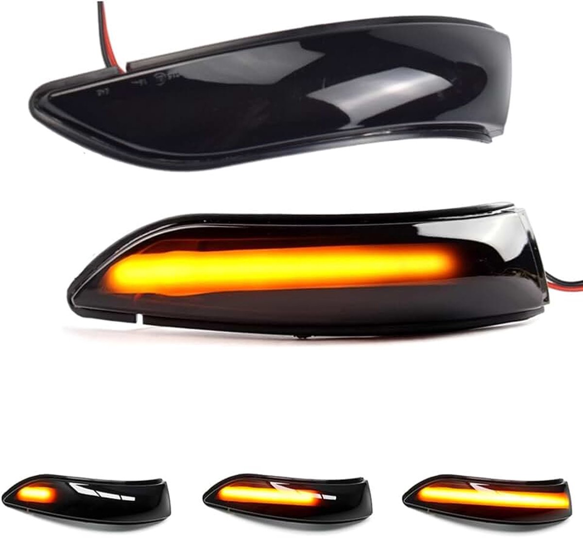 Paar dynamische led-knipperlichten licht spiegel indicator voor Mercedes Benz A B Klasse W169 W245 2004-2008