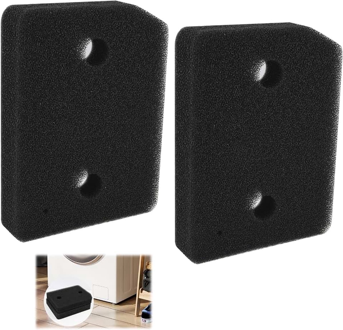 2 stuks drogerfilter voor Miele T1-serie – Origineel sokkelfilter (onderdeelnummer 9164761), 207x157x30 mm sponsfilter met fijn/grof dubbele laag, geschikt voor warmtepompdrogers en drogers