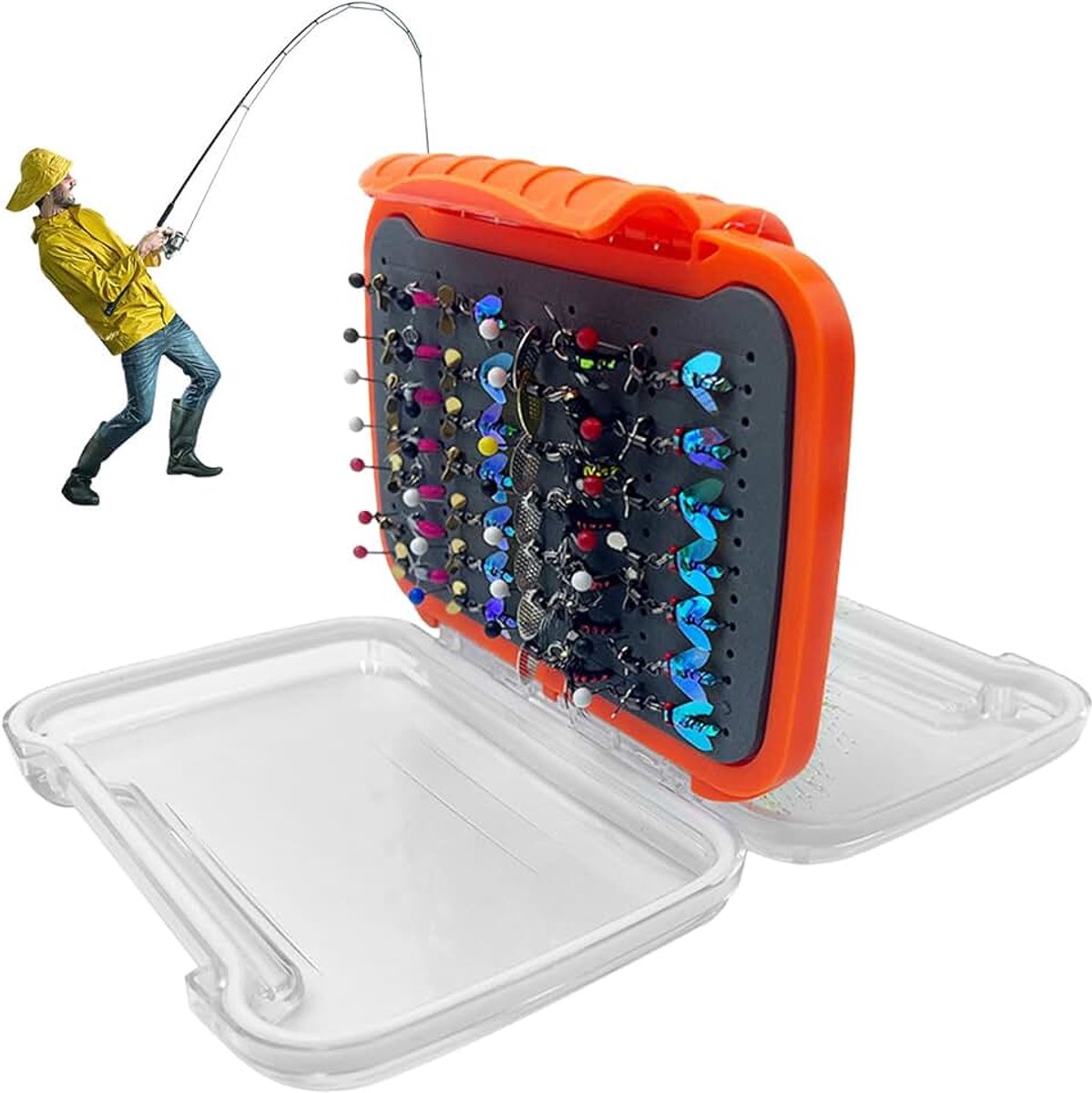 Fishing Lures, Jig Heads for Fishing Ice Fishing Jig Heads Set | Multifunctionele aaskit voor streamavontuur of meeravontuur