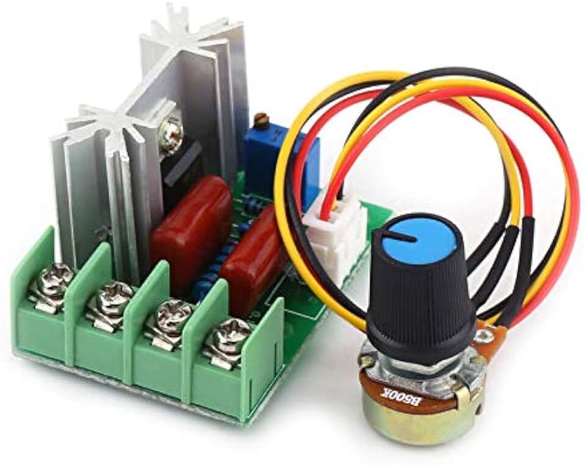 Elektrische spanningsregelaar AC 50-220 V 2000 W SCR motor temperatuur- en snelheidsregelaar