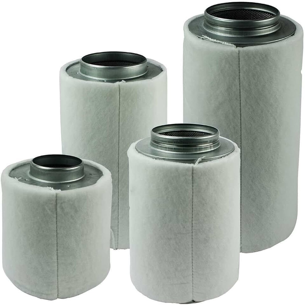Koolfilter Ø 100 125 150 mm - 200/400/800 m³/h | 5 maten beschikbaar | ideaal voor indoor teelt, kweekkamer, luchtafzuiging en geurcontrole