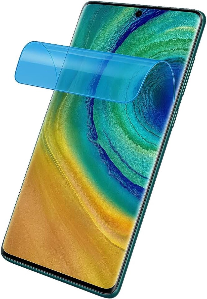[2 Stuks] Hydrogel Film voor IPhone 15 Hooggevoelige Beschermende Flexibele Schermbeschermers Volledige Dekking Screen Protector (Anti Blue-Ray)
