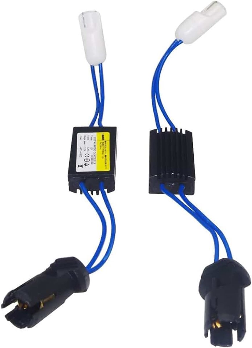 2 stuks waarschuwingsonderdrukkers Canbus T10 - W5W elimineert fouten licht ledlampen