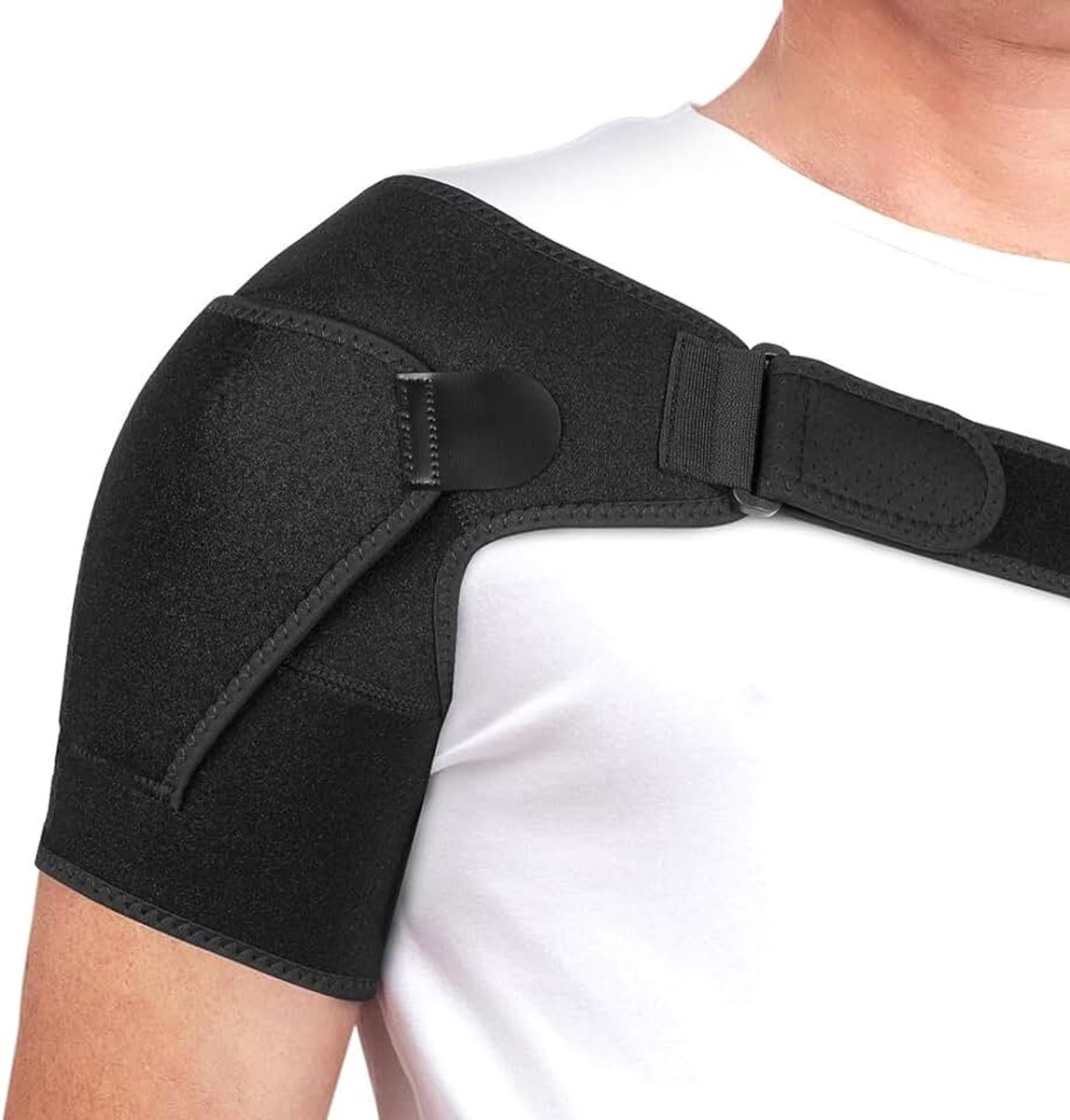 Schouderbandage met compressiemouw, armsteun voor links/rechts