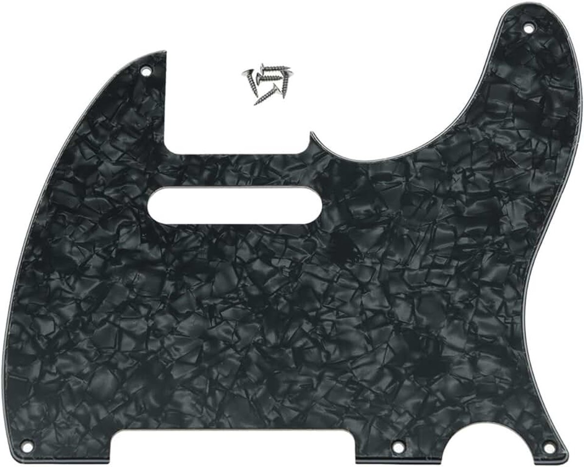 American Vintage 5 Gats Tele Slagplaat TL Gitaar Slagplaat Krasplaat voor Tele/Telecaster Black Pearl