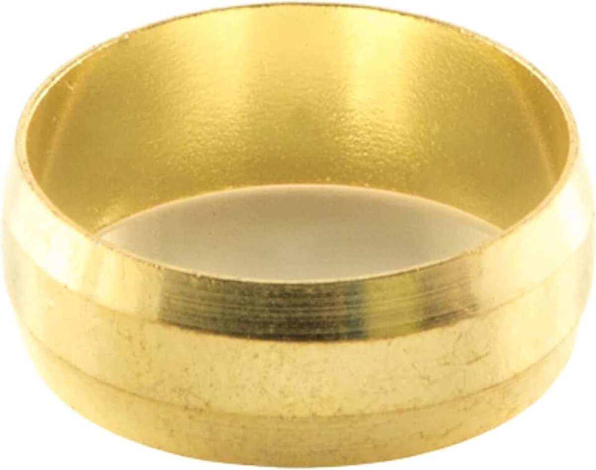 15mm Messing Olijven voor compressie sanitair fittingen (10-15-20-25-50-100 verpakking) (10)