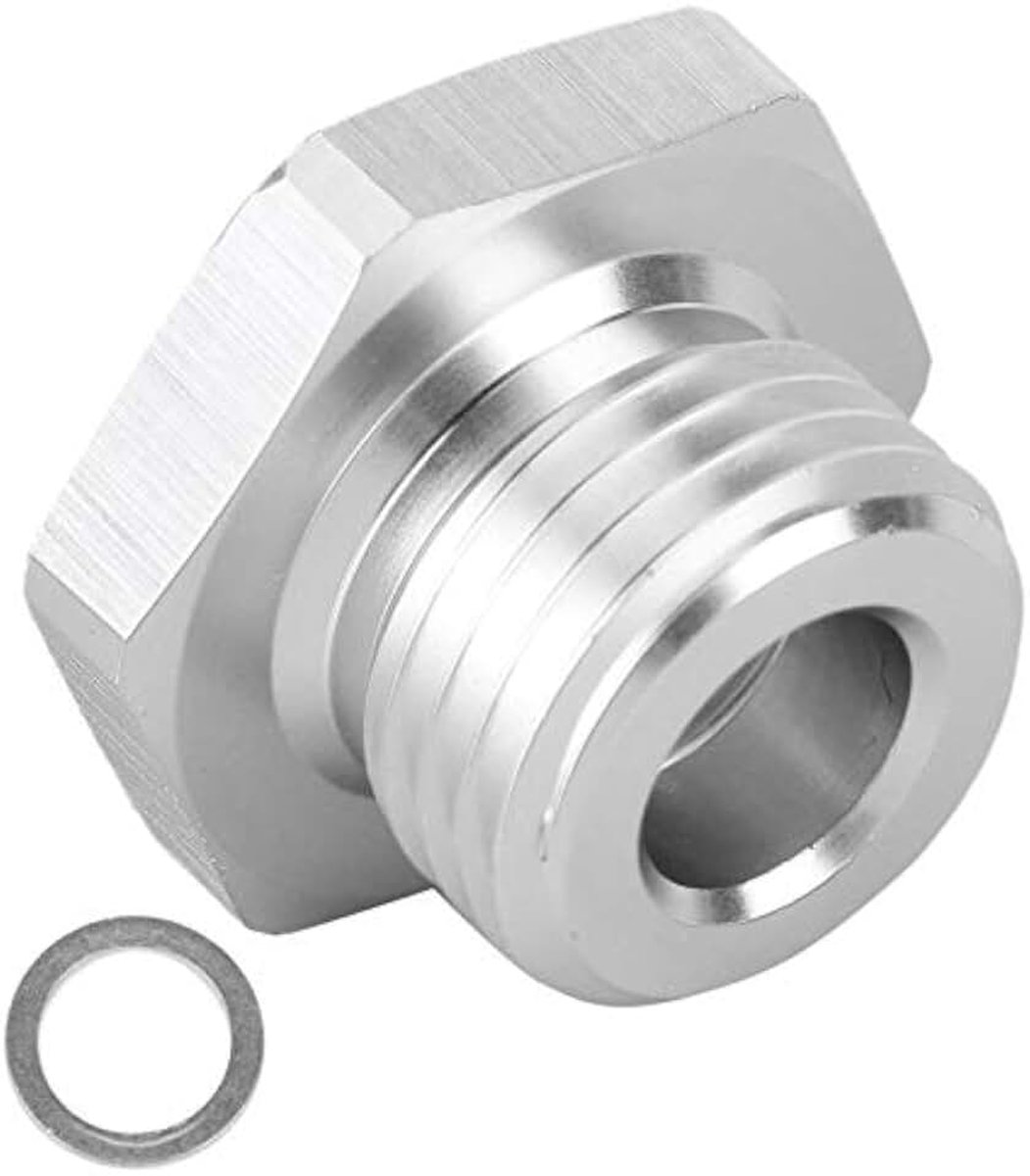 Oliedrukadapter LS, adapter M16 1,5 naar 1/8 NPT, brandstofdetector voor voertuigen, adapter oliedruksensor van M16 x 1,5 naar 1/8 NPT-aansluiting