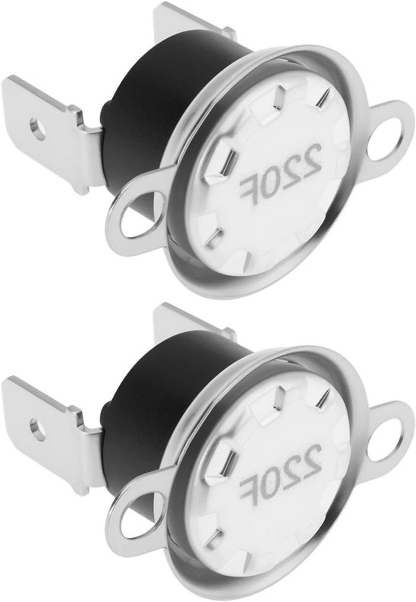 Droger Thermische Zekering - Vervanging Deel - Compatibel - 2 stks Droger Thermische Zekering Vervanging Deel 134120900 Compatibel met Electrolux Compatibel met Frigidaire