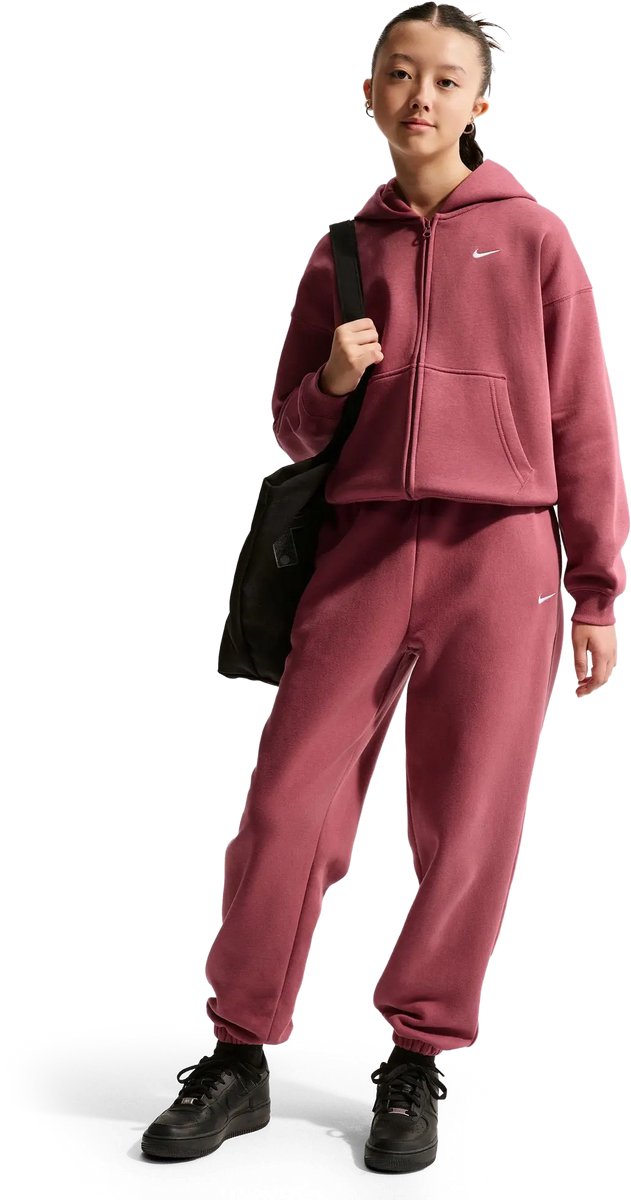 Nike Studio Fleece Hoodie Smoke – Unisex Roze