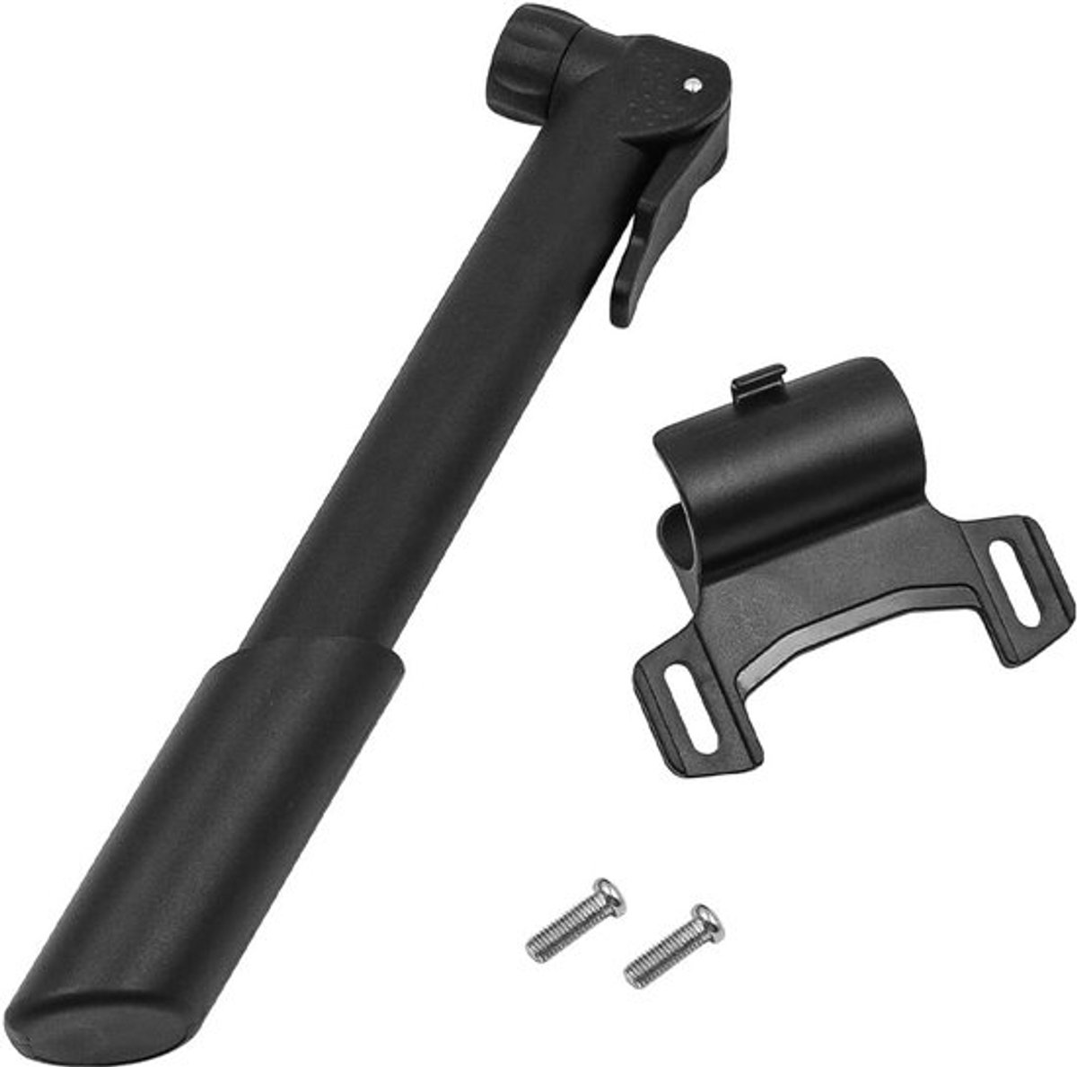 Mini fietspomp draagbare handpomp - AV/FV-ventielen - Compact en lichtgewicht - Zwart - Racefiets mountainbike accessoire - Geschikt voor diverse fietsen - Racefiets mountainbike vouwfiets