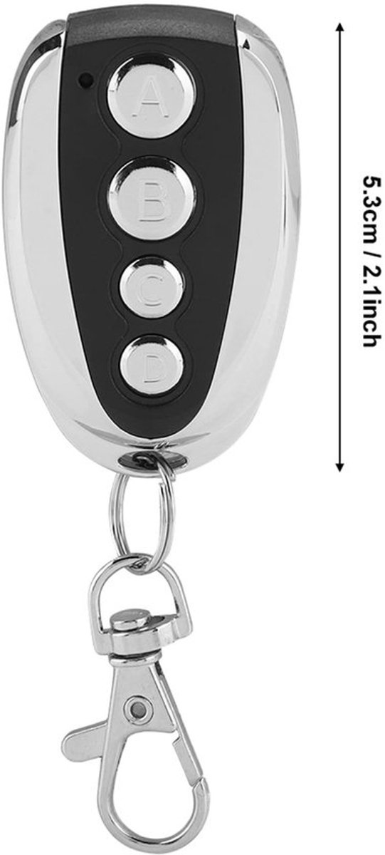 Garagedeurafstandsbediening 433MHz - Compatibel - Veelzijdige toepassing - Automatische deuren - Auto-alarmen - Verbeterde veiligheid - Afstandsbediening