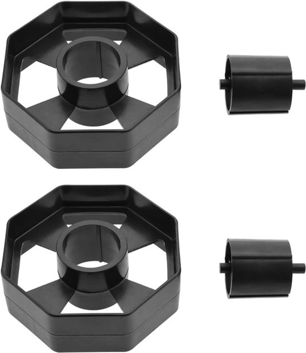Tape Dispenser Wiel - Vervanging - Tape Cutter - 75Mm Dia - Plastic - Winkel Kantoor School - Geschikt voor - 2 Sets Tape Dispenser Wiel Vervanging.