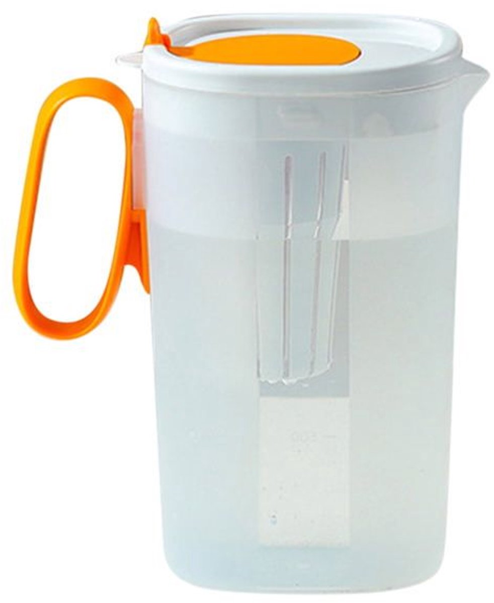 Grote luchtdichte waterkan met deksel en vergrendelbare handgreep, 50 ounces, 1,5 liter