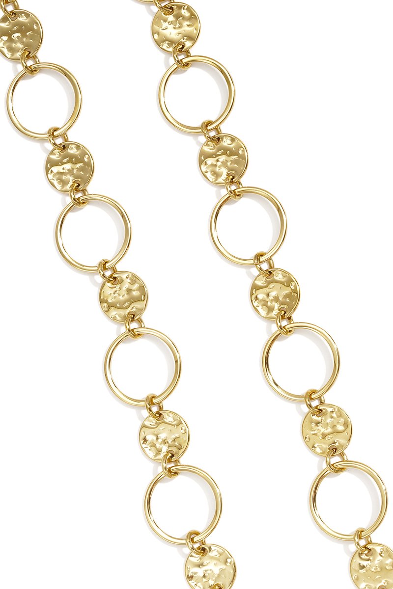 Minimalistische RVS Schakelketting met Verfijnde Schakels – Daily Simple - Goud