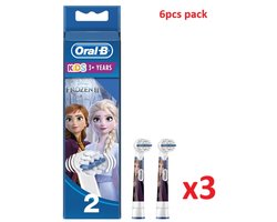 Oral-B Kids Disney La Reine des Neiges 6 Brossettes 6 Pièces - Extra Doux pour Enfants 3+ Ans