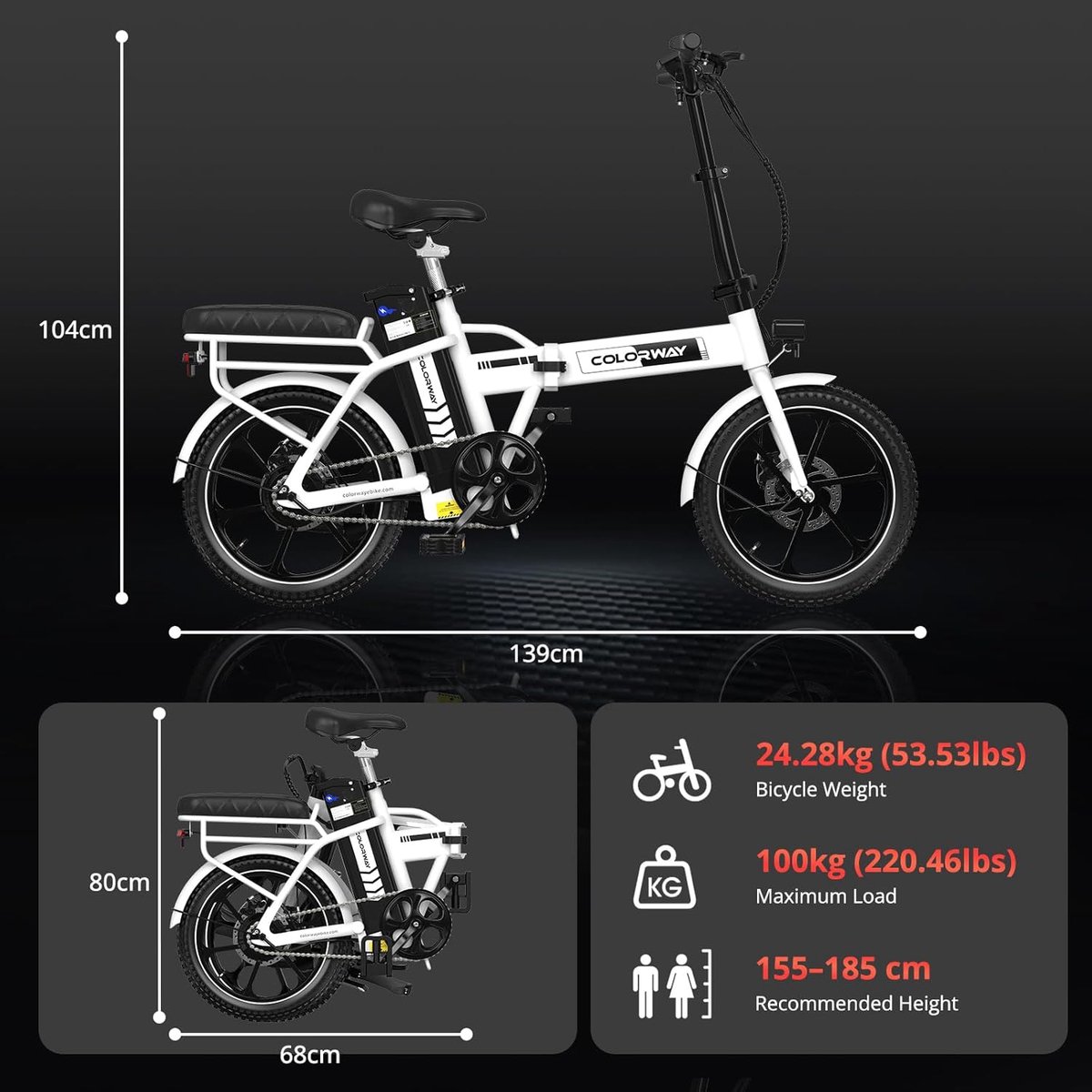 Colorway Elektrische Fiets BK5S thumbnail 6