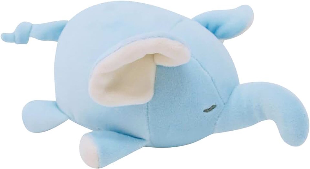 6202779 Pluche dier, olifanfanfan, knuffeldier, extra zacht en behaaglijk, knuffeldier, ontworpen in Japan, knuffelkussen, maat S, 17 cm