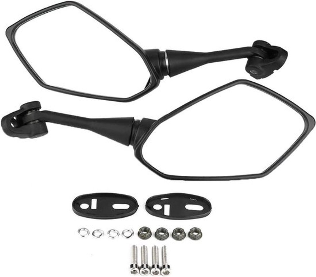 Motorfiets Racing Achteruitkijkspiegels - Verstelbare Reflecterende Zijspiegels voor CBR600 F4 F4I 1999-2006 en CBR900 CBR919 CBR929 CBR954 1998-2003, Perfect voor Verbeterde Zichtbaarheid en Veiligheid