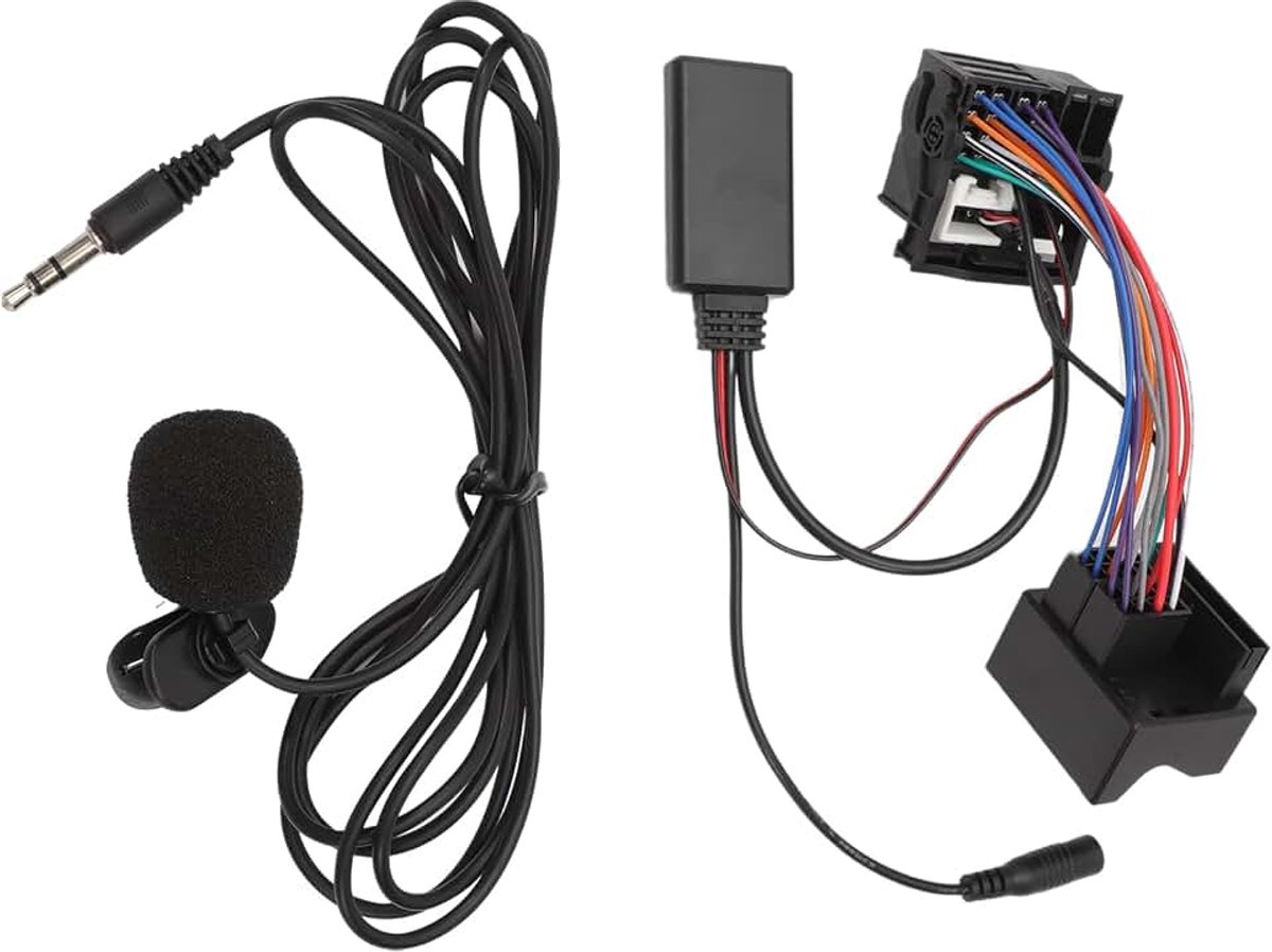 12-pins autoradio Bluetooth adapter 5.0 stereo aux-kabel voor W169 W245 W203 W209 W164